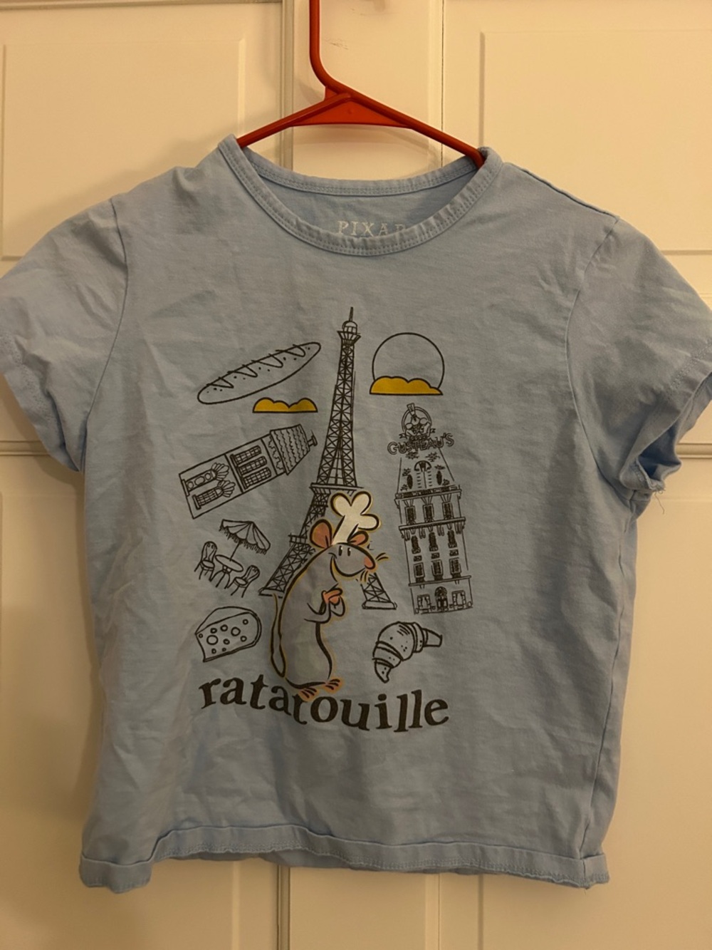 Ratatouille Light Blue Juniors Graphic Tee